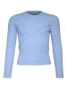 Blue Effect Longsleeve in Hellblau