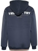 Blue Effect Hoodie donkerblauw