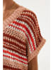 Garcia Trui lichtroze/rood/wit