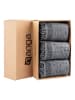 NANGA 3er-Set: Sneakersocken in Grau
