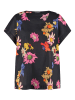 SAMOON Shirt in Schwarz/ Bunt