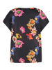 SAMOON Shirt in Schwarz/ Bunt