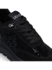 Liu Jo Leder-Sneakers in Schwarz