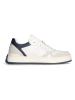 Liu Jo Leren sneakers wit/beige/donkerblauw