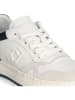 Liu Jo Leren sneakers wit/beige/donkerblauw