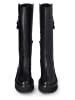 Liu Jo Leder-Stiefel in Schwarz