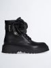 Liu Jo Leder-Boots in Schwarz