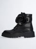 Liu Jo Leder-Boots in Schwarz