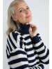 Josephine & Co Trui "Alana" donkerblauw/wit