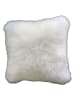 Kaiser Naturfellprodukte Wełniana poduszka "Tibet" w kolorze kremowym - 45 x 45 cm