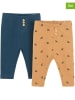 COOL CLUB 2er-Set: Leggings in Dunkelblau/ Gelb