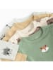 COOL CLUB 4-delige set: rompers geel/groen/crème