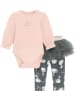 COOL CLUB 2tlg. Outfit in Anthrazit/ Rosa