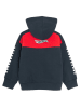 COOL CLUB Sweatjacke in Dunkelblau/ Rot