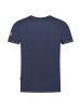 Geographical Norway Koszulka "Jasic" w kolorze granatowym