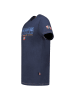 Geographical Norway Koszulka "Jasic" w kolorze granatowym