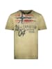 Geographical Norway Koszulka "Jelegant" w kolorze khaki