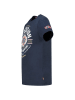 Geographical Norway Koszulka "Jaldemar" w kolorze granatowym