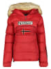 Geographical Norway Parka "Belancolie" w kolorze czerwonym