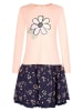 happy girls by Eisend Jurk zalmroze/donkerblauw