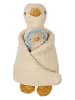 OYOY mini Maskotka "Dora & Baby Dolli Duck" w kolorze kremowym - 0+