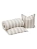 OYOY mini Bettwäsche-Set "Shima" in Beige/ Weiß