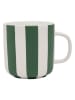 OYOY living design Koffiekop "Toppu" crème/groen - 350 ml