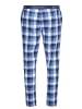 Skiny Pyjama-Hose in Blau/ Weiß