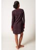 Skiny Nachthemd auberginekleurig/rood