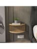 Scandinavia Concept Stolik nocny "Bella" w kolorze beżowym - 45 x 19,6 x 23,8 cm