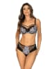 Wiesmann Bügel-BH "Zahara" in Schwarz/ Grau