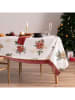 mint Deco Tafellaken "Christmas Carols" wit/rood/groen