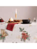 mint Deco Tafellaken "Christmas Carols" wit/rood/groen