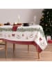 Mint Rugs Obrus "Christmas Gabriel" w kolorze biało-czerwonym