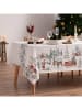 Mint Rugs Tafellaken "Christmas Klaus" wit/groen