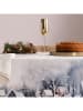 mint Deco Tafellaken "Christmas Owen" wit/blauw