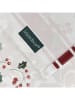 mint Deco Tafellaken "Christmas Sally" wit/groen
