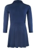 Blue Effect Jurk donkerblauw
