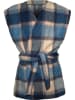 Blue Effect Weste in Blau/ Beige