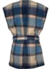 Blue Effect Weste in Blau/ Beige
