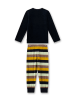 Sanetta Pyjama in Schwarz/ Braun/ Gelb