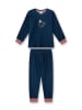 Sanetta Pyjama in Dunkelblau/ Rosa
