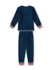 Sanetta Pyjama in Dunkelblau/ Rosa