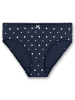 Sanetta Slip donkerblauw/wit