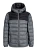 JACK & JONES Junior Kurtka pikowana "Wilson" w kolorze szarym