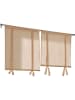 heine home Bandrolgordijn beige