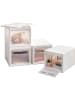 heine home 2er-Set: Aufbewahrungsboxen in Weiß - (B)30 x (H)25 x (T)40 cm
