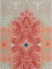 heine home Dekoschal in Beige/ Rot/ Blau