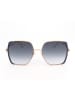 Hugo Boss Damskie okulary przeciwsłoneczne w kolorze złoto-granatowym