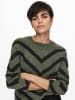 ONLY Sweter w kolorze oliwkowo-czarnym